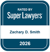 Rated by Super Lawyers | Zachary D. Smith | 2026
